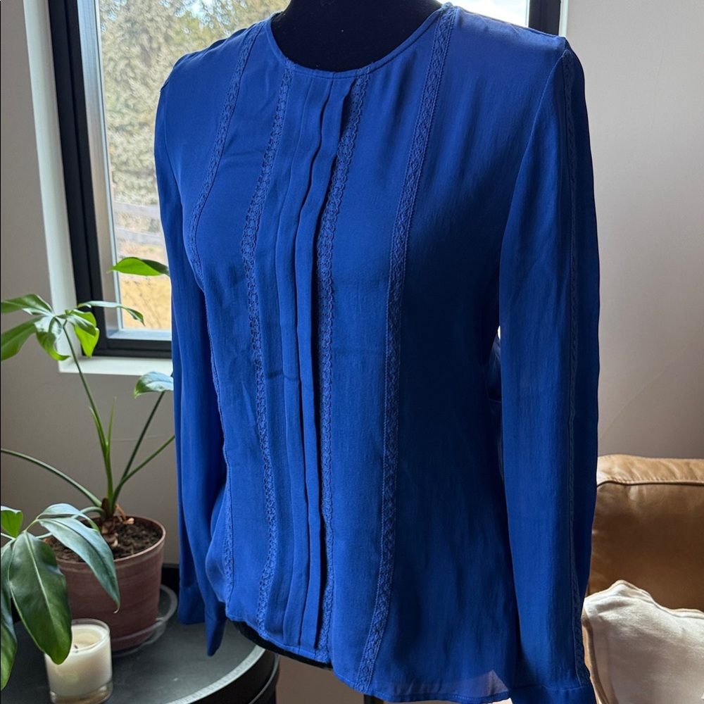 J. Crew Blue Blouse